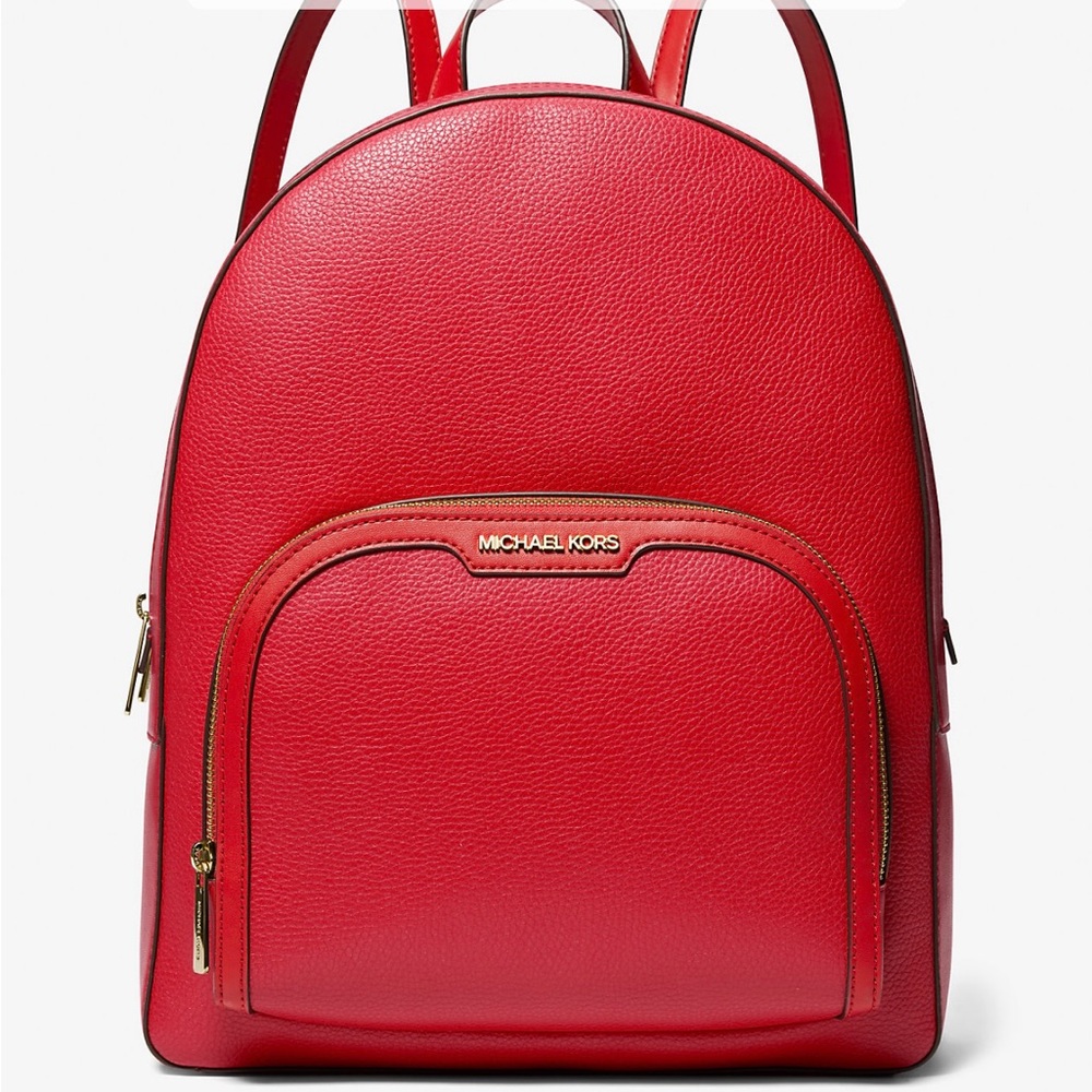 Michael Kors Red Backpack